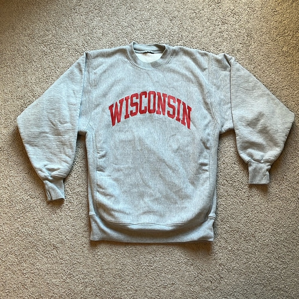 University of Wisconsin crew neck